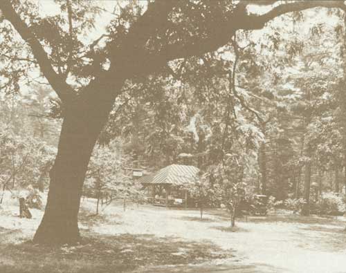 Pavilion and campground